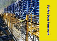 High Load Bearing Climbing Formwork System For Dam And Bridge Abutment Construction