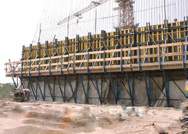 RCC Dam Climbing Formwork , Safety Climbing System With Heavy Duty Climbing Brackets