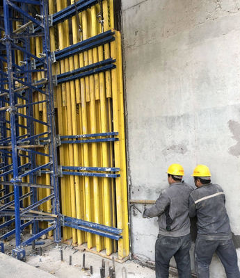 Large Size Wall Formwork System with H20 Timber Beam Film Faced Plywood Steel Waler