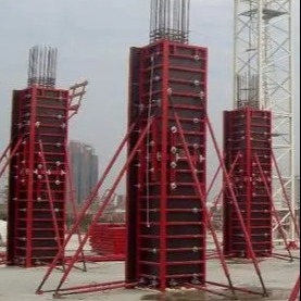 Plywood Steel Concrete Column Formwork System 1mx1m Shockproof