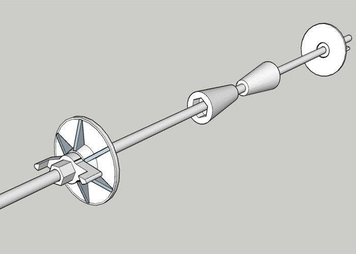 ForPro Concrete Formwork Accessories Galvanized Tie Rod With High Intensity