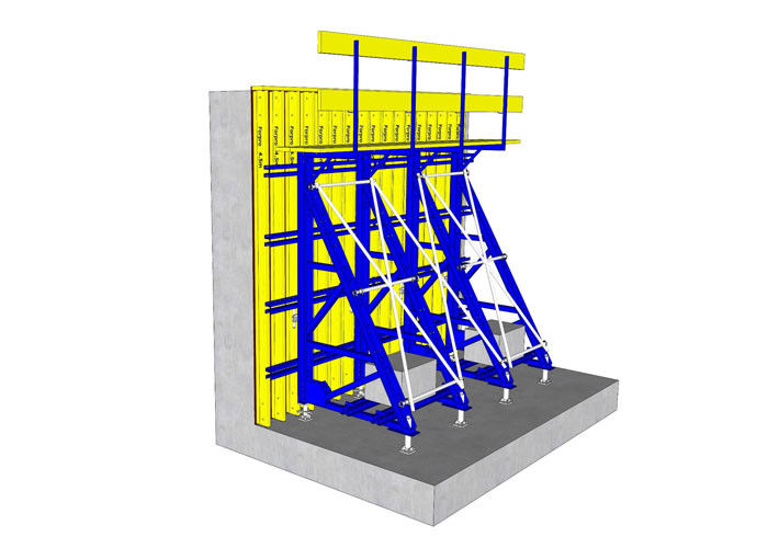 Solid Structure One Sided Wall Formwork , Single Sided Formwork Simple Operation
