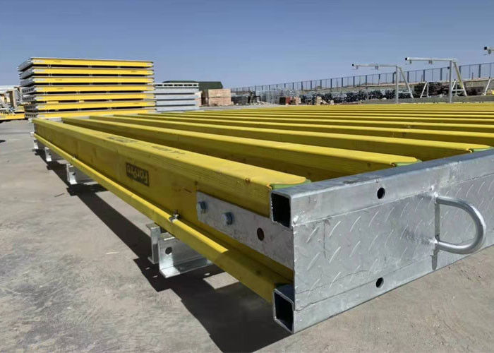 Yellow Hot Galvanizing Steel Plywood Wall Formwork System