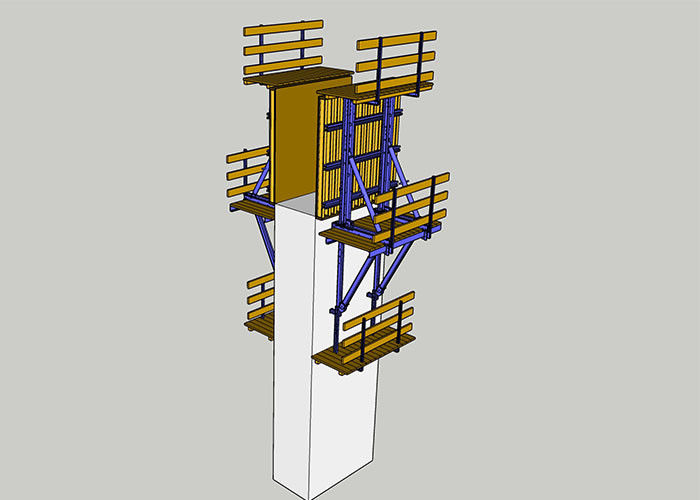 Lightweight Dam Climbing Formwork System With High Load Bearing Capacity