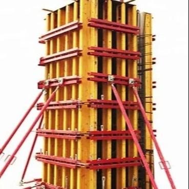 Standard Timber Beam H20 And Steel Waler Concrete System Column Formwork